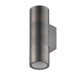 Applique murale extérieure COME UP & DOWN Be-Led - GU10 - 230V - IP65 - Bronze - Sans ampoule
