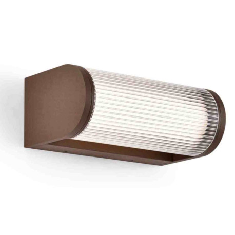 Applique murale extérieure LINEA Be-Led - 12W - 2700K - IP65 - Corten