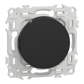 Lot de 10 Va-et-Vient / Interrupteur / Poussoir Odace Schneider Electric - Noir