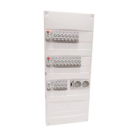 Coffret logement monté et câblé TAMC Digital Electric - 13 modules - 4 rangées - avec chauffage - pour T4/T5
