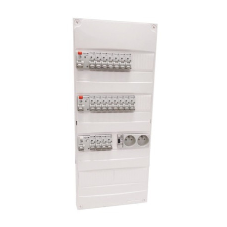 Coffret logement monté et câblé TAMC Digital Electric - 13 modules - 4 rangées - avec chauffage - pour T4/T5