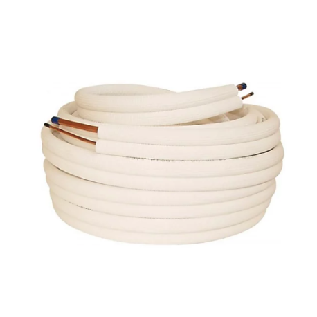 Bi-tube cuivre frigorifique M1 - 1/4" - 5/8" - 20m