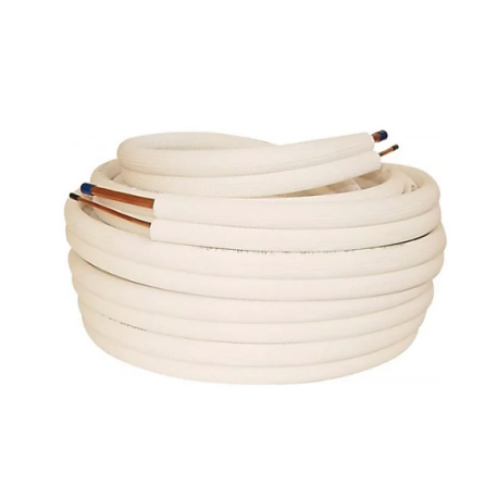 Bi-tube cuivre frigorifique M1 - 1/4" - 3/8" - 20m