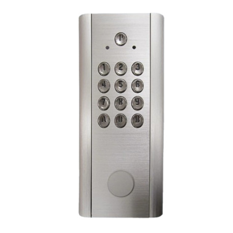 Clavier codé Haussmann Intratone - Avec bouchon - 1 relais - Argent