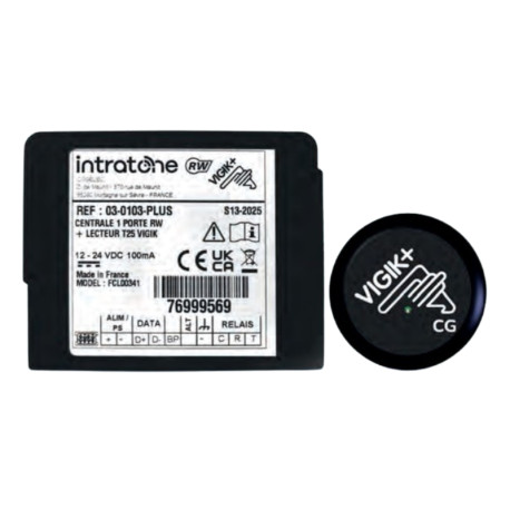 Centrale de gestion Vigik+® RW Intratone - 1 porte - T25 - Lecture/Écriture