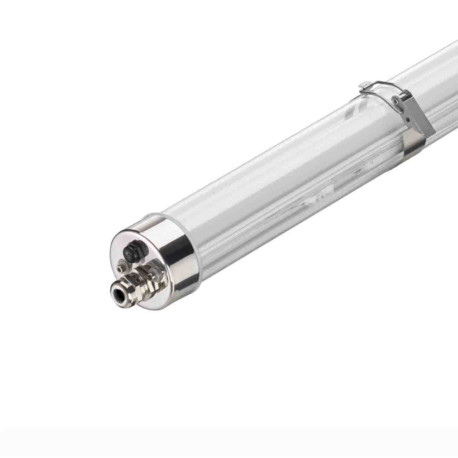 Suspension LED tubulaire CYLINDER 1200 Be-Led - 20/25/30/36W - 2CCT - IP65 - Traversant