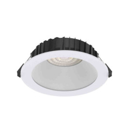 Downlight encastré TUTTI Be-Led - 12W - 3CCT - IP54 façade - Blanc