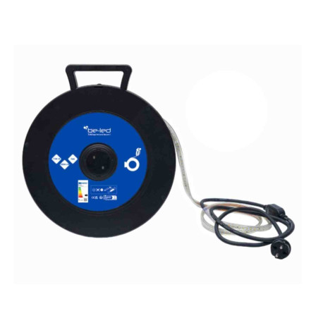 Bandeau LED en rouleau Be Led - Pack chantier 10m - 90W - 6000K - IP44 - Avec prise 230V