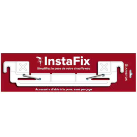 Support d'installation INSTAFIX pour chauffe-eau Ariston - Acier émaillé - Blanc