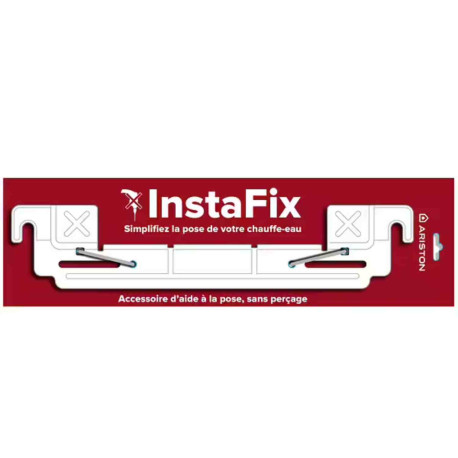 Support d'installation INSTAFIX pour chauffe-eau Ariston - Acier émaillé - Blanc