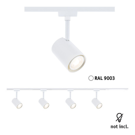 Kit de démarrage Luxe - Alimentation centrale - URail Paulmann - Blanc