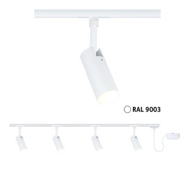Kit de démarrage Tubo - Alimentation déportée - URail Paulmann - Blanc