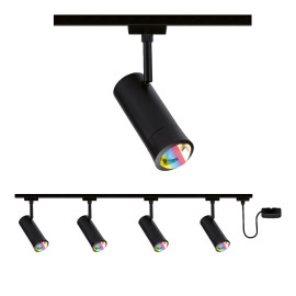 Kit de démarrage Tarie - Alimentation déportée - URail Paulmann - Noir