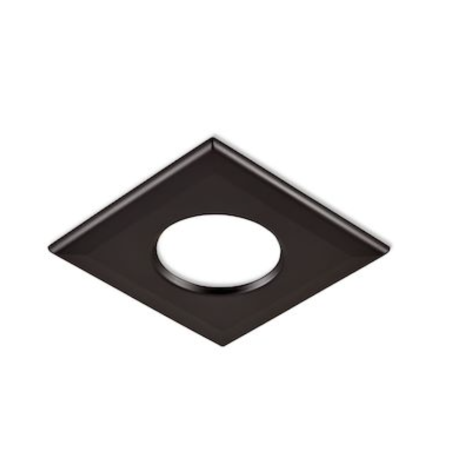 Bague de finition carrée - Pour spot H2 Lite Indigo - Noir mat