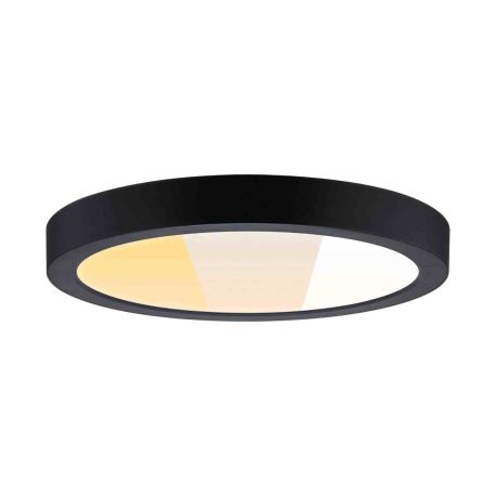 Panneau LED Abia 2 Paulmann - Rond - Ø170 mm - 2700-4000 K - 9,5 W - Noir
