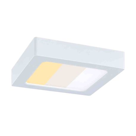 Panneau LED Abia 2 Paulmann - Carré - 170x170 mm - 2700-4000 K - 9,5 W - Blanc