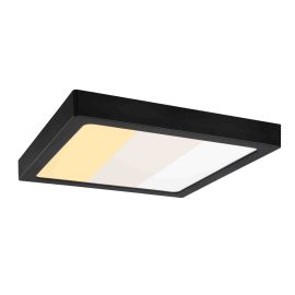 Panneau LED Abia 2 Paulmann - Carré - 300x300mm - 2700-4000K - 14W - Noir