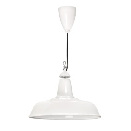 Suspension Nostalgie Aric - E27 - Blanc