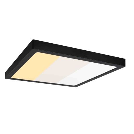 Panneau LED Abia 2 Paulmann - Carré - 400x400mm - 2700-4000K - 16W - Noir