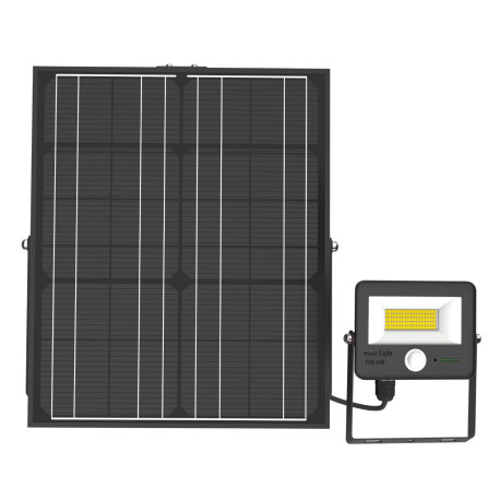 Projecteur extérieur Wink 2 Solaire Aric - 20W - 3000K - Noir
