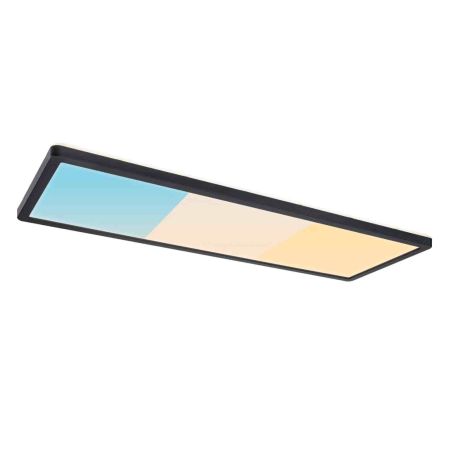 Panneau LED Atria Shine White Select Paulmann - Rectangulaire - 15,2 W - 3000 K - 6500 K - IP44 - Noir