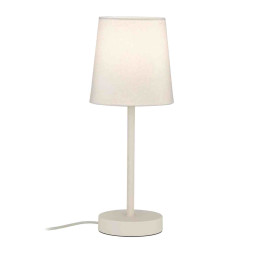 Lampe à poser Stellan II Paulmann - E27 - 20W - Métal/Tissu - Crème