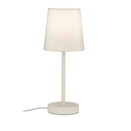 Lampe à poser Stellan II Paulmann - E27 - 20W - Métal/Tissu - Crème