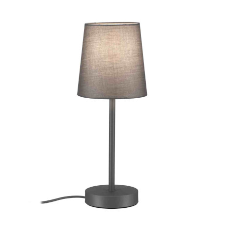 Lampe à poser Stellan II Paulmann - E27 - 20W - Métal/Tissu - Gris