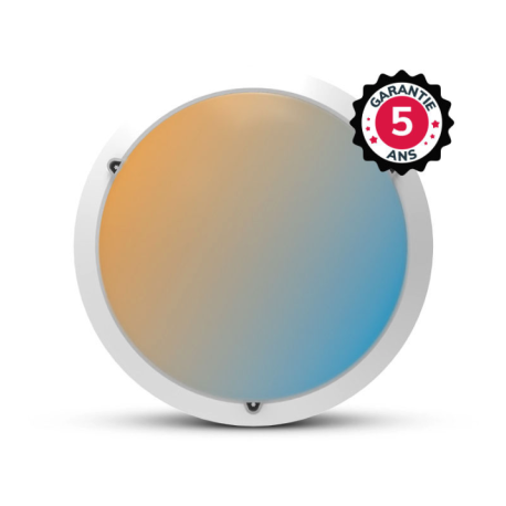Plafonnier LED 15W - 3 CCT 3000K / 4000K / 6000K - Blanc