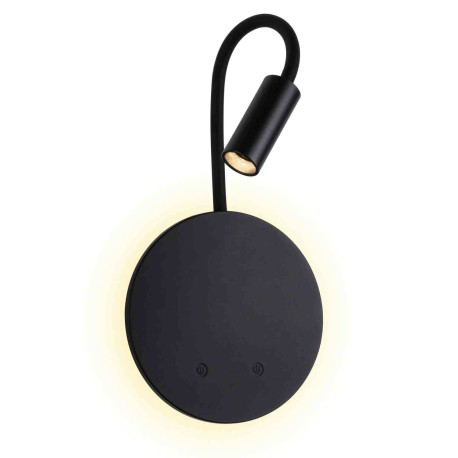 Lampe murale rechargeable à LED Miora Paulmann - 0.6-0.7W - 2700K - IP20 - Noir - Dimmable