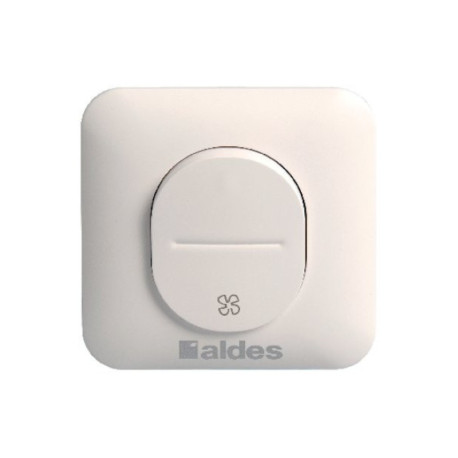 Bouton poussoir télécommande Aldes pour InspirAIR®Home SC - 2 vitesses - Mural