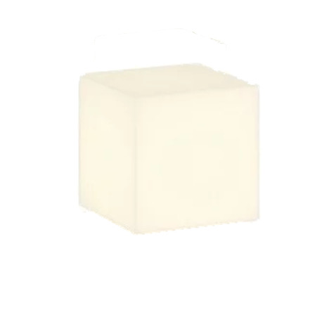 Cube en acrylique opale SLV Declic - Pour Borne Square Pole