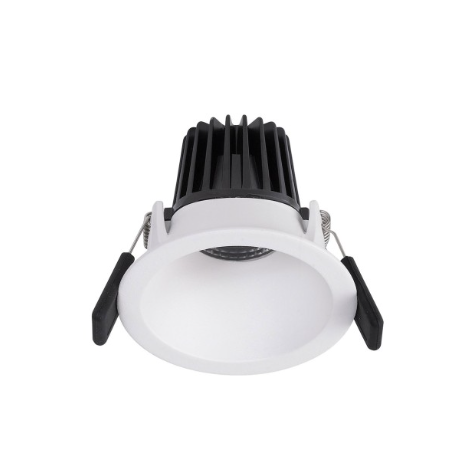 Spot basse luminance 8W - IP20 - 3000K. - Rond Blanc - BE-LED