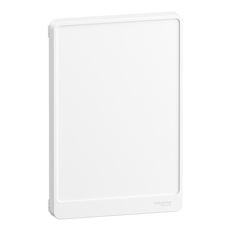 Porte Styl blanche pour coffret de répartition Resi9 - 13 modules - 2 rangées