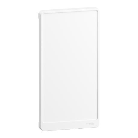 Porte Styl blanche pour coffret de répartition et de communication Resi9 - 13 modules - 3 rangées