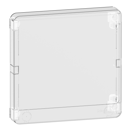 Porte Styl transparente pour coffret de répartition et de communication Resi9 - 13 modules - 1 rangée