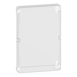 Porte Styl transparente pour coffret de répartition Resi9 - 13 modules - 2 rangées