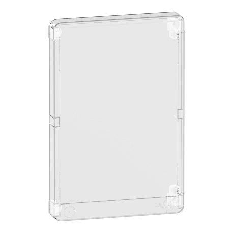 Porte Styl transparente pour coffret de répartition Resi9 - 13 modules - 2 rangées