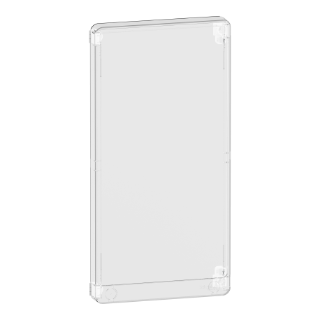 Porte Styl transparente pour coffret de répartition et de communication Resi9 - 13 modules - 3 rangées