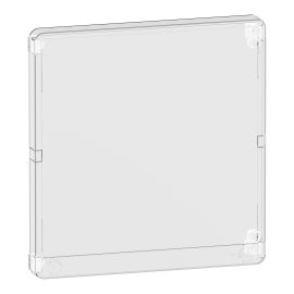 Porte Styl transparente pour coffret de répartition Resi9 - 18 modules - 2 rangées