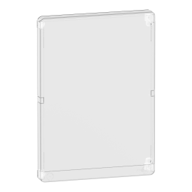 Porte Styl transparente pour coffret de répartition Resi9 - 18 modules - 3 rangées