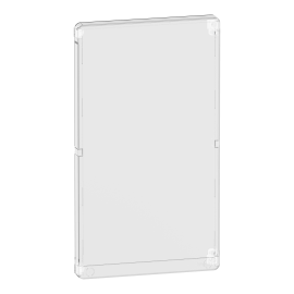 Porte Styl transparente pour coffret de répartition Resi9 - 18 modules - 4 rangées