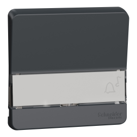 Enjoliveur porte-étiquette lumineux IP55 IK07 - Gris anthracite - Mureva Styl