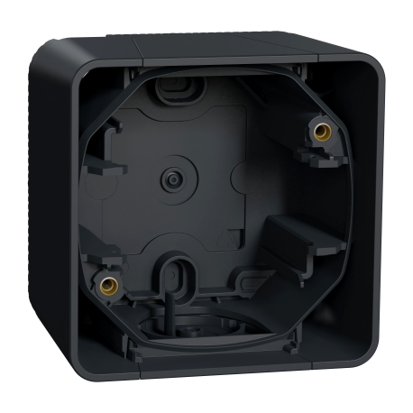 Boîte 1 poste IP55 IK07 - En saillie - Gris anthracite - Mureva Styl