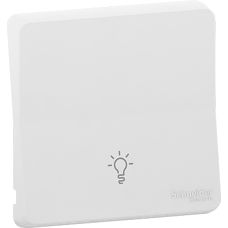 Enjoliveur avec symbôle lumière IP55 IK07 - Blanc - Mureva Styl