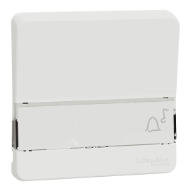 Enjoliveur porte-étiquette lumineux IP55 IK07 - Blanc - Mureva Styl