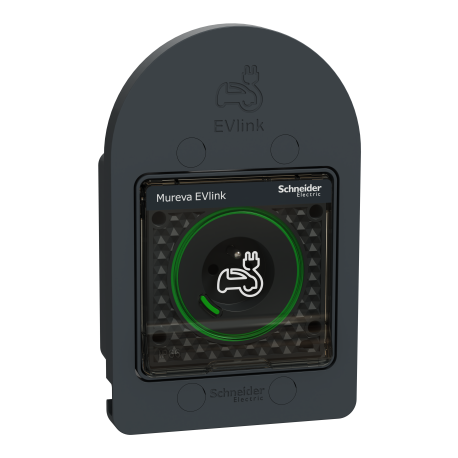 Prise 2P+T renforcée Mureva EVlink Schneider Electric - Anthracite - IP66 - Saillie