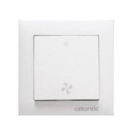 Bouton poussoir universel pour VMC simple flux hygroréglable - Blanc