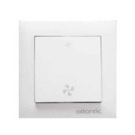 Bouton poussoir universel pour VMC simple flux hygroréglable - Blanc