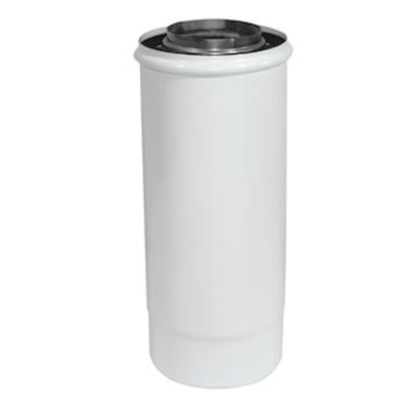 Conduit rolux fioul - D80/125mm - Inox/Galva - 1000mm - UBBINK